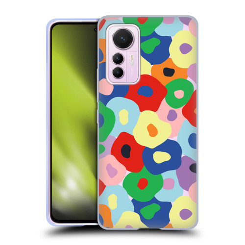 Ninola Colourful Prints Floral Soft Gel Case for Xiaomi 12 Lite
