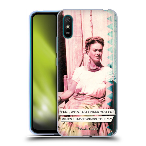 Frida Kahlo Portraits And Quotes Strange Soft Gel Case for Xiaomi Redmi 9A / Redmi 9AT
