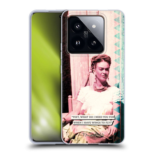 Frida Kahlo Portraits And Quotes Strange Soft Gel Case for Xiaomi 14 Pro