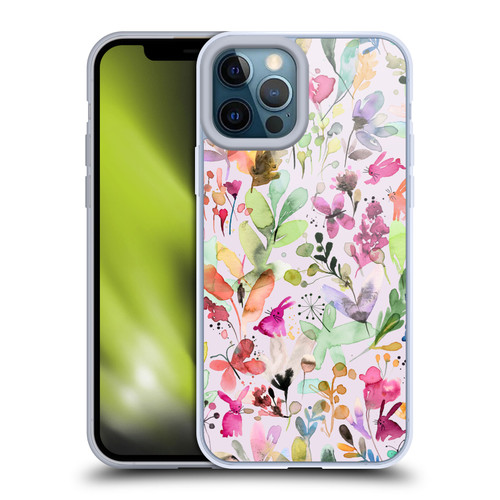 Ninola Flower Patterns Meadow Soft Gel Case for Apple iPhone 12 Pro Max