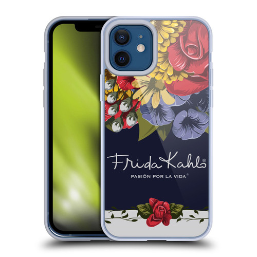 Frida Kahlo Red Florals Blooms Soft Gel Case for Apple iPhone 12 / iPhone 12 Pro & MagSafe