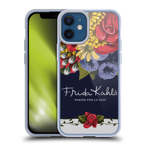 Frida Kahlo Red Florals Blooms Soft Gel Case for Apple iPhone 12 Mini & MagSafe