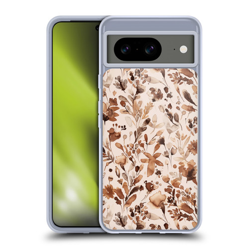 Ninola Flower Patterns Rustic Floral Terracotta Soft Gel Case for Google Pixel 8