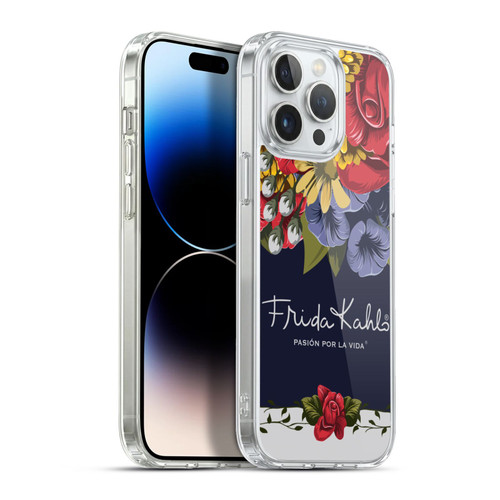 Frida Kahlo Red Florals Blooms Soft Gel Case for Apple iPhone 13 Pro Max & MagSafe