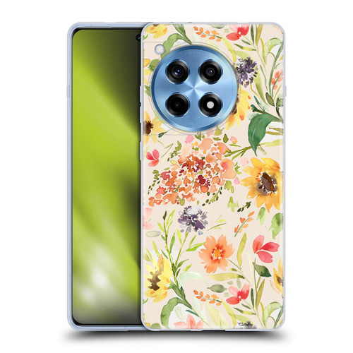 Ninola Flower Patterns Sunflower Plants Autumn Soft Gel Case for OPPO OnePlus Ace 3 5G