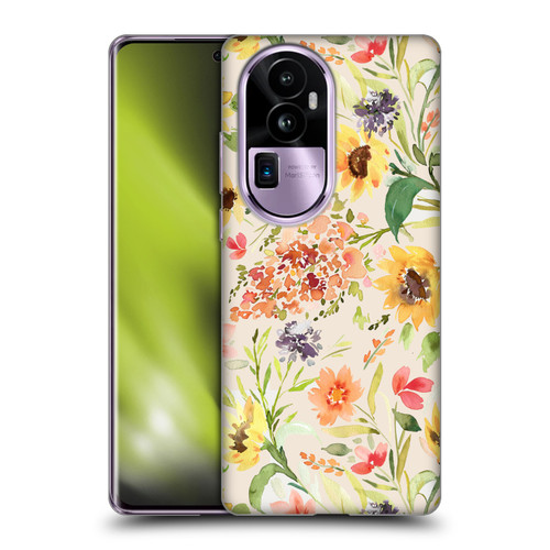 Ninola Flower Patterns Sunflower Plants Autumn Soft Gel Case for OPPO Reno10 Pro+