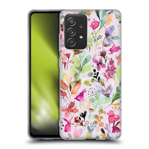 Ninola Flower Patterns Meadow Soft Gel Case for Samsung Galaxy A52 / A52s / 5G (2021)