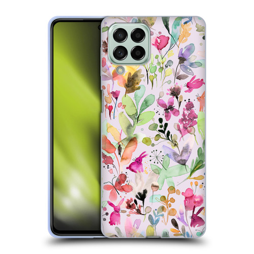 Ninola Flower Patterns Meadow Soft Gel Case for Samsung Galaxy M53 (2022)