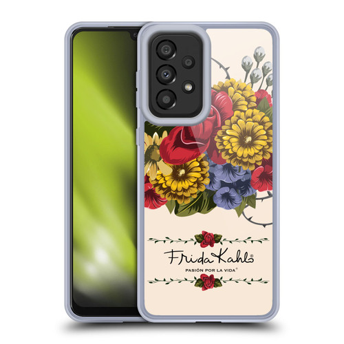 Frida Kahlo Red Florals Vine Soft Gel Case for Samsung Galaxy A33 5G (2022)