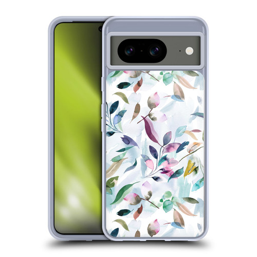 Ninola Garden Watercolor Leaves Soft Gel Case for Google Pixel 8