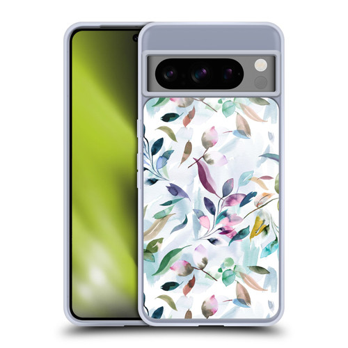 Ninola Garden Watercolor Leaves Soft Gel Case for Google Pixel 8 Pro