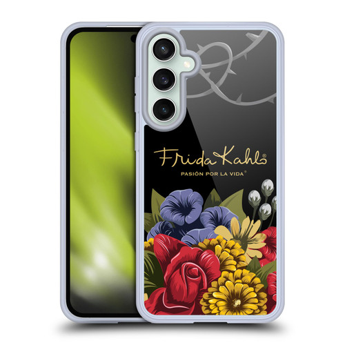 Frida Kahlo Red Florals Efflorescence Soft Gel Case for Samsung Galaxy S23 FE 5G & MagSafe