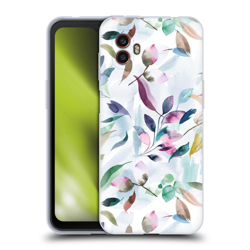 Ninola Garden Watercolor Leaves Soft Gel Case for Samsung Galaxy Xcover6 Pro/Pro2