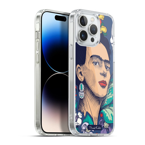 Frida Kahlo Sketch Flowers Soft Gel Case for Apple iPhone 13 Pro Max & MagSafe