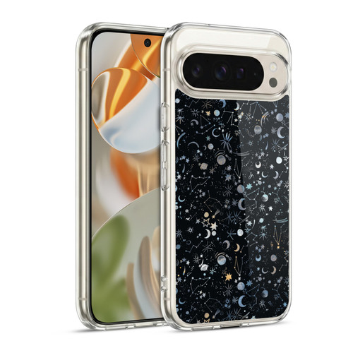 Ninola Patterns 4 Astrology Space Black Soft Gel Case for Google Pixel 9 / Pixel 9 Pro