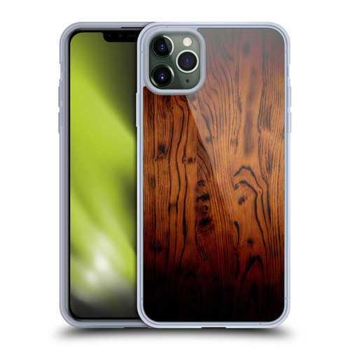 PLdesign Wood Prints Rustic Vintage Brown Burnt Soft Gel Case for Apple iPhone 11 Pro Max