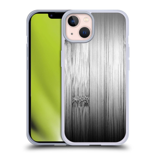 PLdesign Wood Prints Bamboo Burnt Gray Ombre Soft Gel Case for Apple iPhone 13