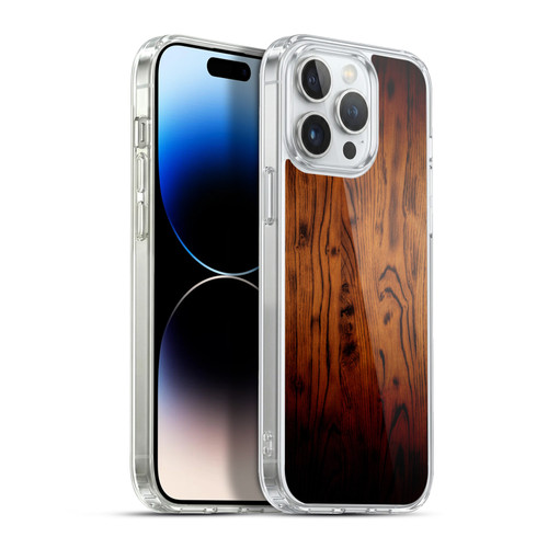 PLdesign Wood Prints Rustic Vintage Brown Burnt Soft Gel Case for Apple iPhone 13 Pro Max & MagSafe