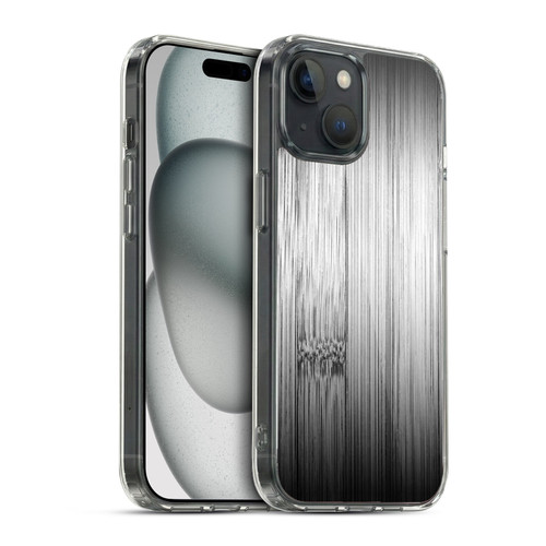 PLdesign Wood Prints Bamboo Burnt Gray Ombre Soft Gel Case for Apple iPhone 15 & MagSafe