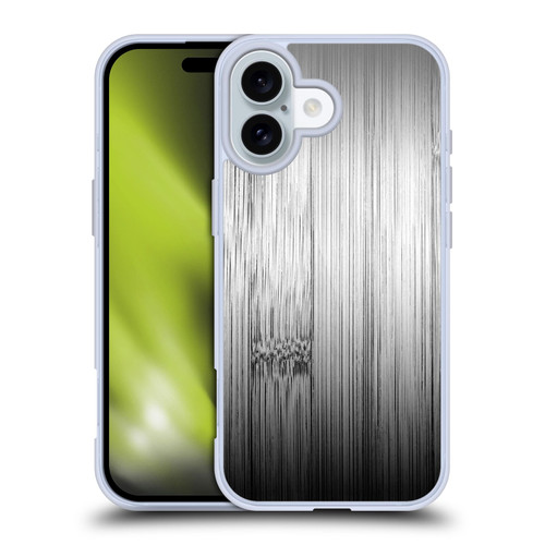 PLdesign Wood Prints Bamboo Burnt Gray Ombre Soft Gel Case for Apple iPhone 16