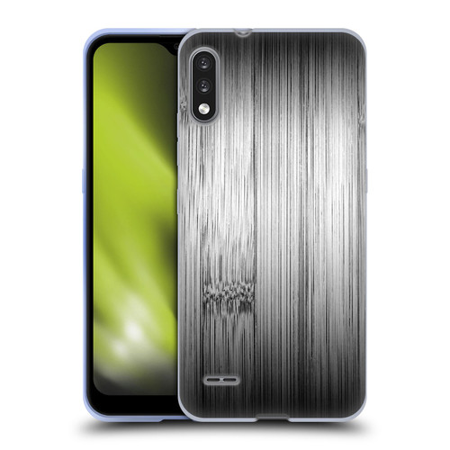 PLdesign Wood Prints Bamboo Burnt Gray Ombre Soft Gel Case for LG K22