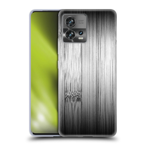 PLdesign Wood Prints Bamboo Burnt Gray Ombre Soft Gel Case for Motorola Moto Edge 30 Fusion