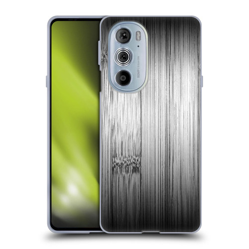 PLdesign Wood Prints Bamboo Burnt Gray Ombre Soft Gel Case for Motorola Edge X30
