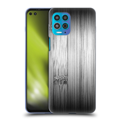 PLdesign Wood Prints Bamboo Burnt Gray Ombre Soft Gel Case for Motorola Moto G100