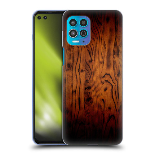 PLdesign Wood Prints Rustic Vintage Brown Burnt Soft Gel Case for Motorola Moto G100