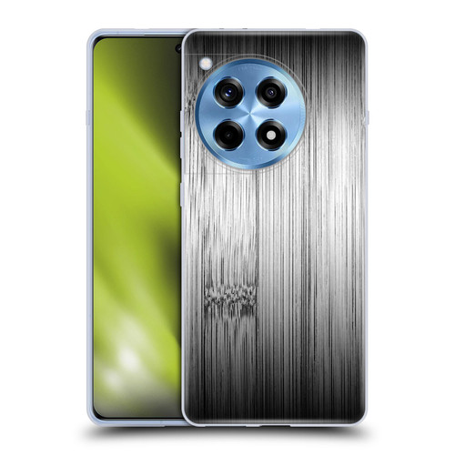 PLdesign Wood Prints Bamboo Burnt Gray Ombre Soft Gel Case for OPPO OnePlus Ace 3 5G