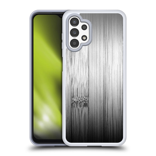 PLdesign Wood Prints Bamboo Burnt Gray Ombre Soft Gel Case for Samsung Galaxy A13 (2022)