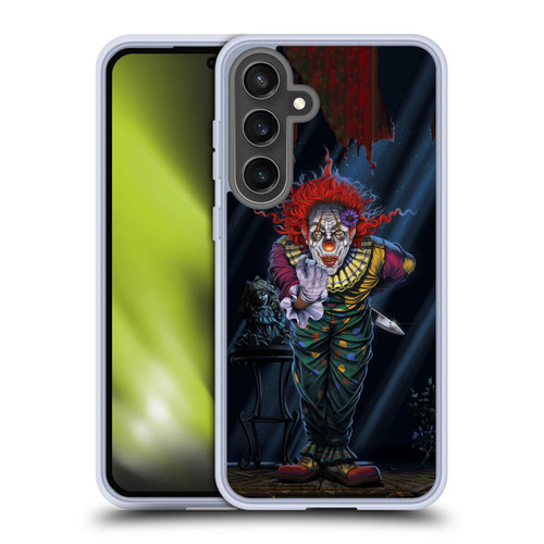 Vincent Hie Graphics Surprise Clown Soft Gel Case for Samsung Galaxy S24 FE