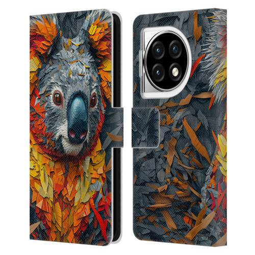 Haroulita Mix Art Animals Koala Leather Book Wallet Case Cover For OPPO OnePlus Ace 3 5G