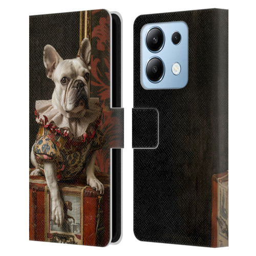 Haroulita Mix Art Animals Bulldog Leather Book Wallet Case Cover For Xiaomi Redmi Note 13/13 Pro 5G