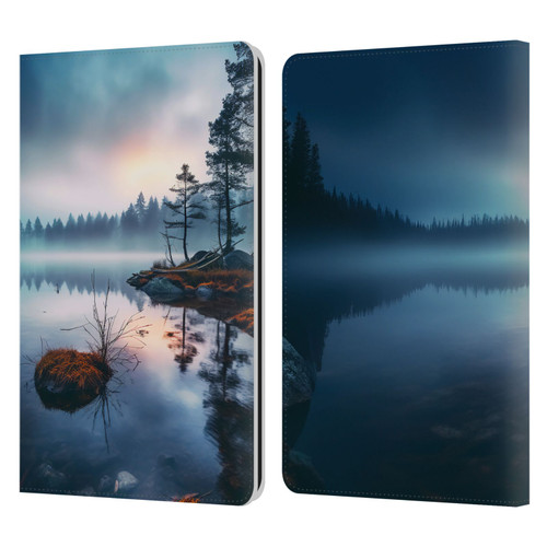 Haroulita Sceneries Dreaming Lake Leather Book Wallet Case Cover For Amazon Kindle Paperwhite 1 / 2 / 3