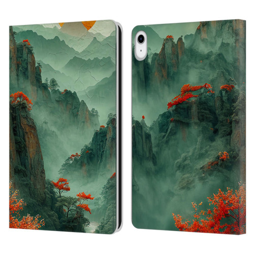 Haroulita Sceneries Japan Sunset Leather Book Wallet Case Cover For Apple iPad 10.9 (2022)