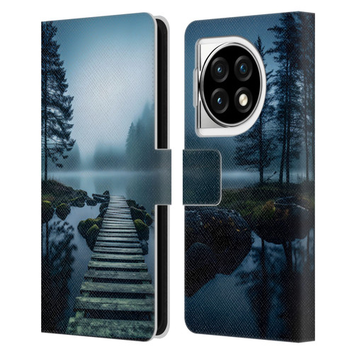 Haroulita Sceneries Dreaming Lake Pathway Leather Book Wallet Case Cover For OPPO OnePlus Ace 3 5G