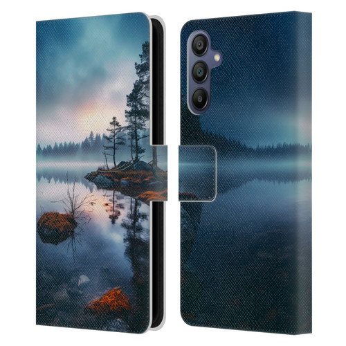 Haroulita Sceneries Dreaming Lake Leather Book Wallet Case Cover For Samsung Galaxy A15