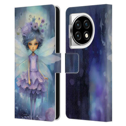 Haroulita Whimsical Purple Hair Fairy Leather Book Wallet Case Cover For OPPO OnePlus Ace 3 5G