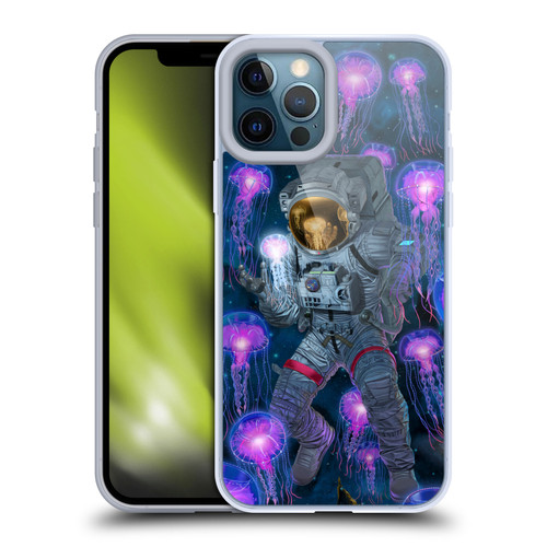 Vincent Hie Cosmic Wonder Jellyfish Astronaut Soft Gel Case for Apple iPhone 12 Pro Max