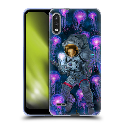 Vincent Hie Cosmic Wonder Jellyfish Astronaut Soft Gel Case for LG K22
