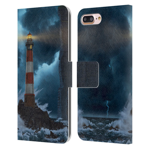 Vincent Hie Graphics Unbreakable Leather Book Wallet Case Cover For Apple iPhone 7 Plus / iPhone 8 Plus