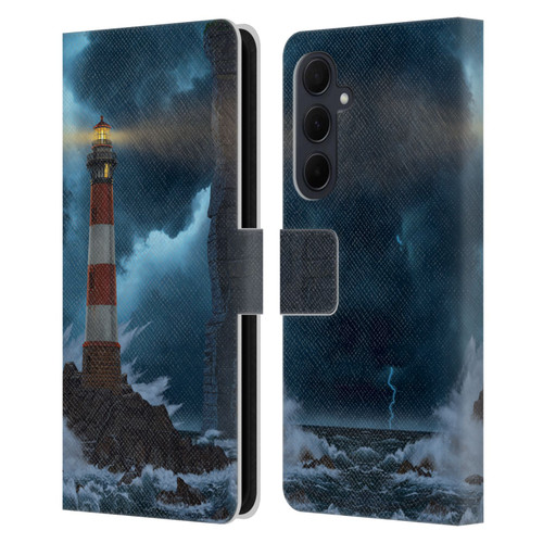 Vincent Hie Graphics Unbreakable Leather Book Wallet Case Cover For Samsung Galaxy A35 5G