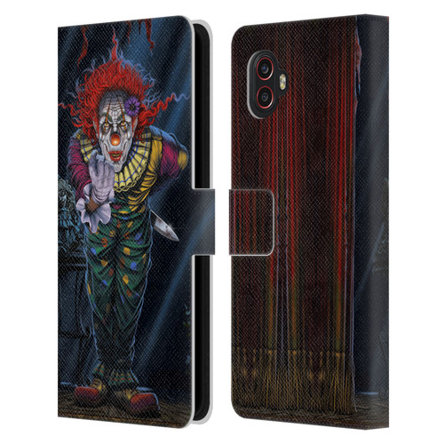 Vincent Hie Graphics Surprise Clown Leather Book Wallet Case Cover For Samsung Galaxy Xcover6 Pro/Pro2