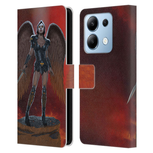 Vincent Hie Graphics Angel Of Vengeance Leather Book Wallet Case Cover For Xiaomi Redmi Note 13/13 Pro 5G