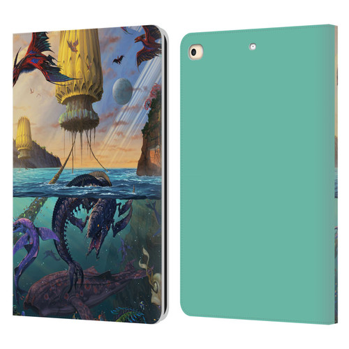 Vincent Hie Key Art Alien World Leather Book Wallet Case Cover For Apple iPad 9.7 2017 / iPad 9.7 2018