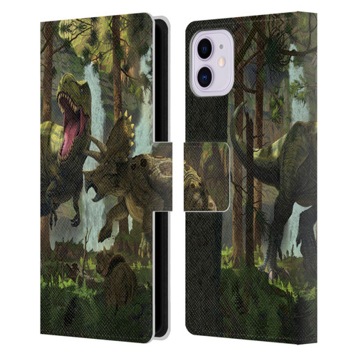 Vincent Hie Key Art Protection Leather Book Wallet Case Cover For Apple iPhone 11