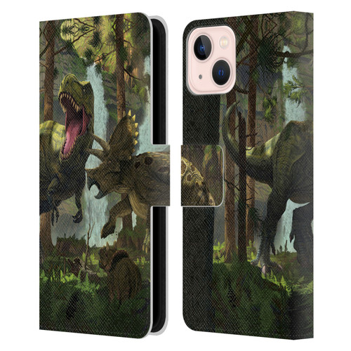 Vincent Hie Key Art Protection Leather Book Wallet Case Cover For Apple iPhone 13