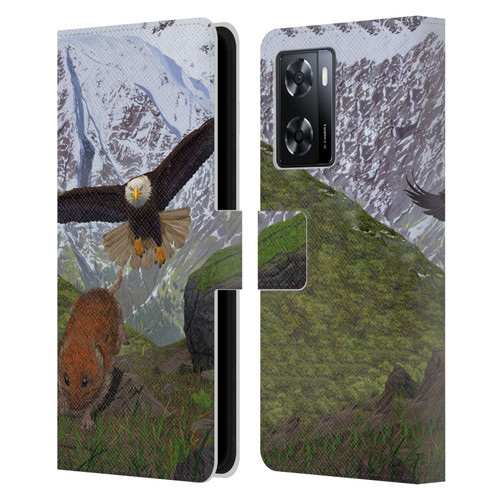 Vincent Hie Key Art The Hunt Leather Book Wallet Case Cover For OPPO A57s