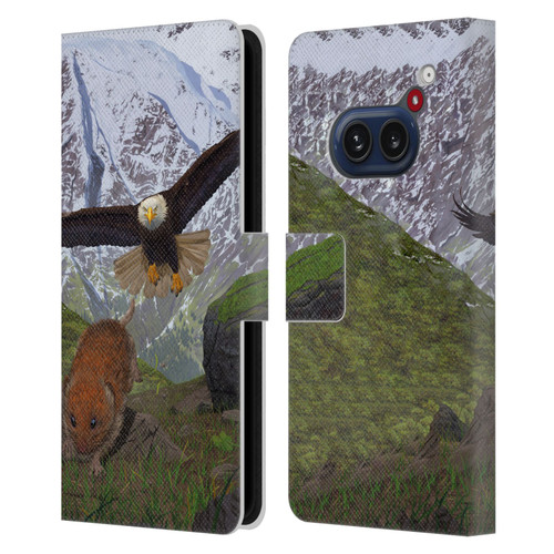 Vincent Hie Key Art The Hunt Leather Book Wallet Case Cover For Nothing Phone (2a)